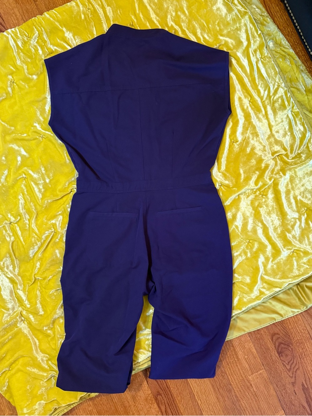 Figs- Rafaela Cargo Jumpsuit - Purple Jam- MEDIUM - Picture 7 of 9